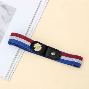 Wanita Bergaya / Tali Pinggang Double Flower Daisy / Belt Motif Bunga Korea Fashion / Tali Pinggang Wanita