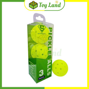 [Sato] Hộp 3 Bóng Pickleball Nguyên Khối Nhựa Cao Cấp 40 Lỗ Banh Phụ Kiện Thể Thao Đồ Chơi Pickle