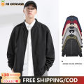 HI ORANGE Unisex Bomber Jacket Cotton Thick Jackets With Zipper For ...