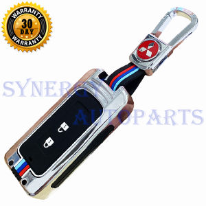 Casing Metal Elegant Kunci Remote Mitsubishi Xpander Pajero 2 Tombol