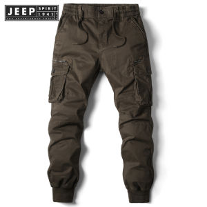 JEEP SPIRIT 1941 ESTD Pantalones Cargo De Algodón Para HombreRopa De Calle Militar De Longitud CompletaChándal Táctico De TrabajoTalla Grande