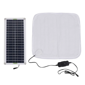 Transportable Solar Heated Pet Blanket Rechargeable Exemplary for Automobiles Camping Excursions