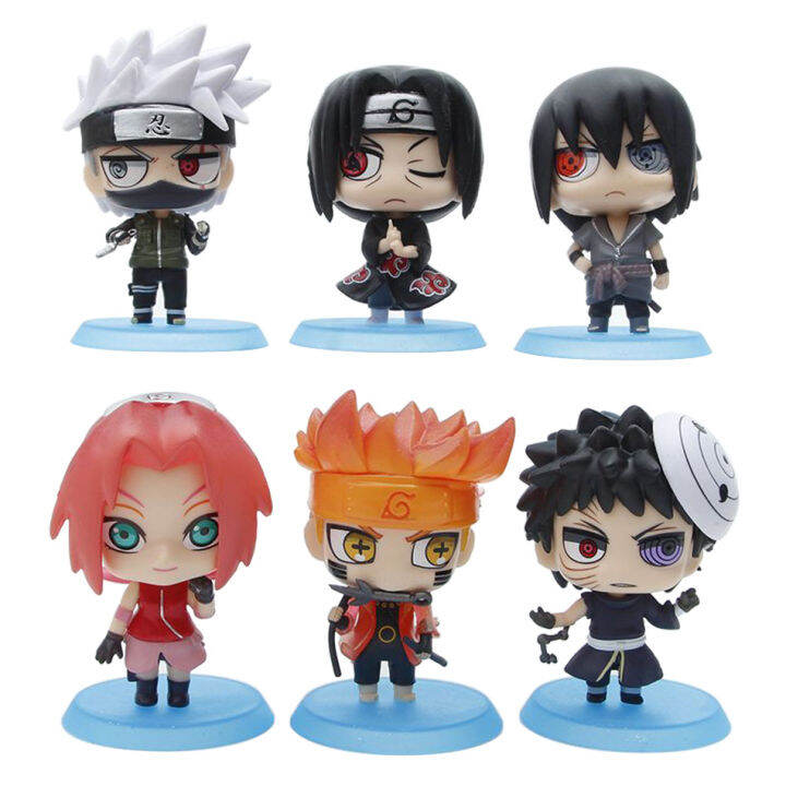 New Naruto Figure Toys Set Uzumaki Naruto Uchiha Sasuke Action Blind ...