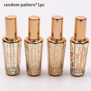 15ml Spray Bottles Gold Sample Empty Containers Travel Portable Glass Perfume Bottle For Travel