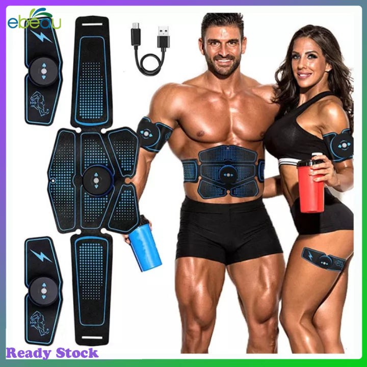 ebeau EMS Body Slimming Machine Trainer Wireless Muscle ABS Stimulator Smart Fitness Abdominal Training Device Electric