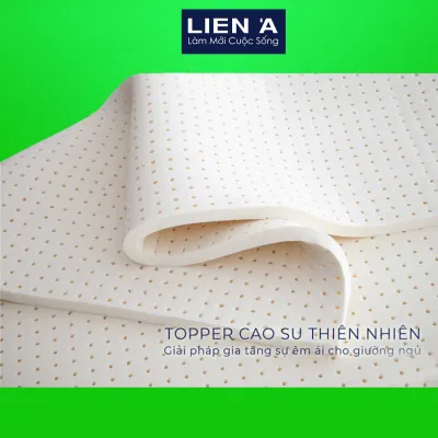 Topper cao su Liên Á 200x220x2.5cm - Nệm tiện dụng Nệm Trải Sàn Topper Đa Năng Nệm Văn Phòng cao su thiên nhiên 100%