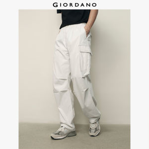 Giordano Korea Collection Mens Cotton Nylon Elastic Waist Cargo Pants 01115558