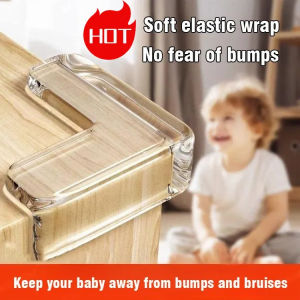 Soft Corner AntiBump Corner Baby Cabinet Toddler Proof Table Edges Non-Toxic Corner Protectors Corner Guards Baby Proof Protectors Edge Cushions Soft Cushioned Universal Fit Transparent Design Nursery Furniture Safety Kit