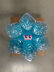 CALISTA TOPLES BELIMBING KRISTAL JUMBO  SET ISI 6 PCS + 1 NAMPAN WADAH TEMPAT MAKANAN KUE KERING AESTHETIC ESTETIK SERBAGUNA