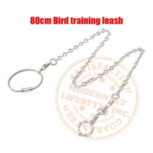 Bird training leash with training ring for parrot lovebirds cockatiel conures accessories