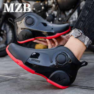MZB Bốt Đi Mưa Mới Giày Đi Nước Thời Trang Nam Ống Ngắn Chống Trượt Chống Nước Giày Câu Cá Đi Làm Thời Trang Thường Ngày Ống Ngắn Giày Ngoài Trời