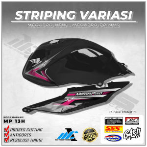 STRIPING VARIASI MEGAPRO - STRIPING MEGAPRO NEW/PRIMUS - KODE MP 13