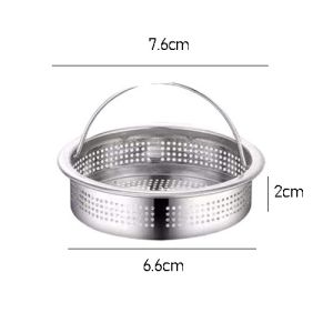 Kitchen Hand Held Sink Strainer Stainless Steel Sink Drain Filter Sink Basket Strainer with Handle