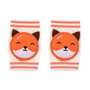 Bé đáng yêu Bò Miếng đệm đầu gối cho trẻ sơ sinh 1 cặp chập chững tập đi bộ băng quấn đầu gối thiết kế thoáng khí bảo vệ đầu gối
