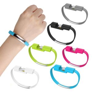 ROOMH Quick Charge USB Charging Data Charging Cord Type-C Bracelet Bracelet Type C Cable Bracelet Wristband Bracelet Cable Mobile Phone Data Line Fast Charger Cable