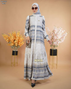 NMR Gamis Marbella Kerut 1 Vol 2167-2 (INC HIJAB)