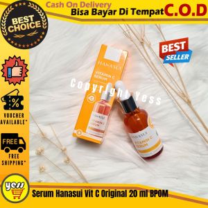 ( BISA COD ) Serum Hanasui Vit C 20ml Original BPOM Hanasui Serum Mencerahkan Dan Menghilangkan Flek Wajah - YESS