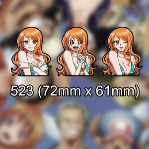 One Piece 3d Motion Sticker for Laptop Cellphone Tumbler Etc.