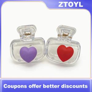 【ZTOYL】 2Pcs Heart Toothbrush Clip Portable Travel Dustproof Toothbrush Head Cover Storage Box Toothbrush Protective Cap