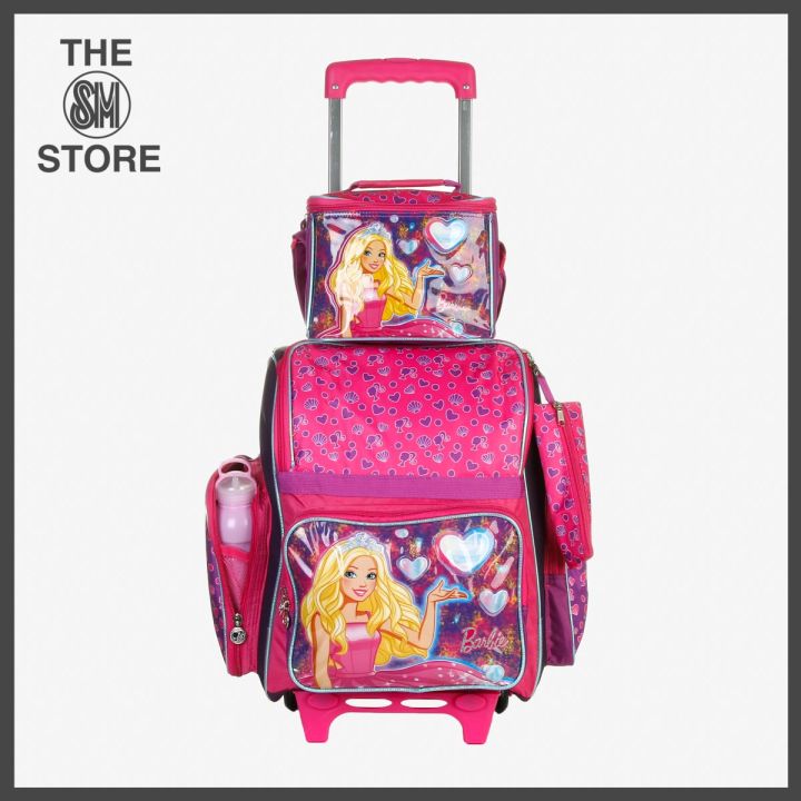Barbie Girls' Magical Collection Light-Up Trolley with Pencil Case