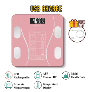 Precision Digital Body Scale - Accurate Weight Measurement with LCD Display (Smart Version)