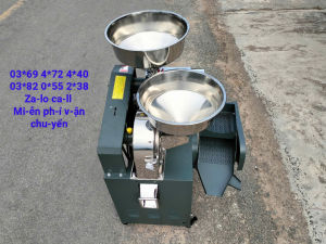 Máy xát gạo gia đình inox