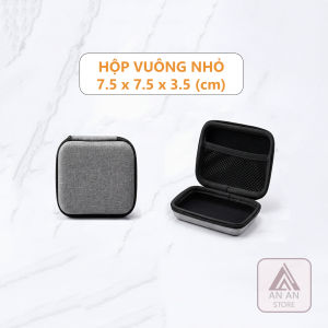 Hộp Đựng Cáp Sạc Củ Sạc Tai Nghe Túi Phụ Kiện Mini Chống Sốc
