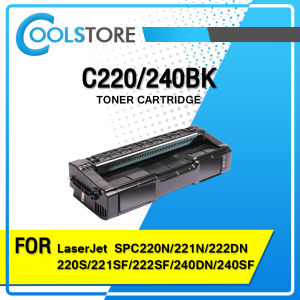 COOL ตลับหมึกเลเซอร์โทนเนอร์ SP C220/C240/220/240 BKCMY สำหรับ Printer Ricoh SP C220N/221N/222DN/C220S/221SF/222SF/240DN/240SF