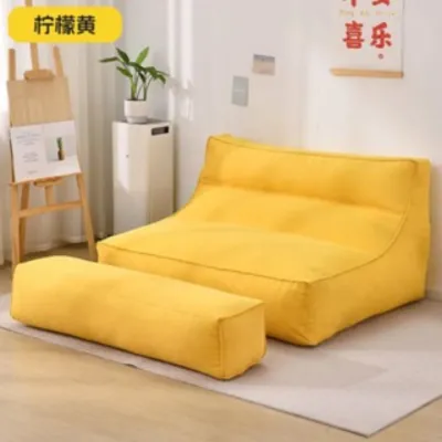 [Ready Stock] NEW FREE PEDAL L-Shape Bean Bag with 4.5 kg(+/-) FILLING BEAN Durable Water Repellent Breathable Fabric