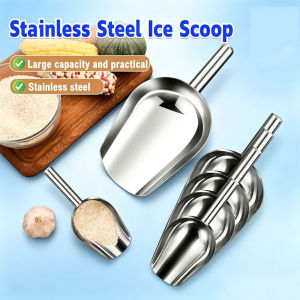MiMoo Stainless Steel Ice Scoop Ice Cream Crushed Shovel Candy Sugar Scooper Kitchen Tool