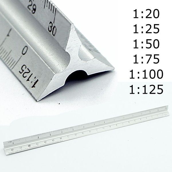 Aluminum Triangular Scale Ruler- Metric | Lazada PH