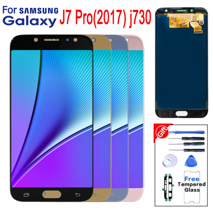 For Samsung Galaxy J7 Pro 2017 LCD J730 J730F Screen Touch Display ...