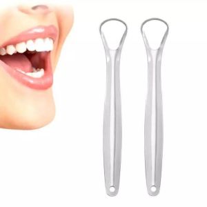 Dụng Cụ Vệ Sinh Lưỡi Bằng Inox Cao Cấp Cây Cạo Lưỡi Làm Sạch Loại Bỏ Hôi Miệng Tiện Dụng Phukienprocare