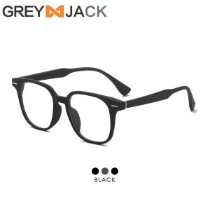 Grey Jack Kacamata Antiradiasi Blueray Model Kotak Bahan TR90 Ringan Fashionable Pria Wanita Bisa Minus 1233