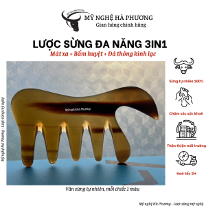 Lược đa năng thần thánh (size: 11.5*6cm) massage làm đẹp và chăm sóc tóc thư giãn hiệu quả