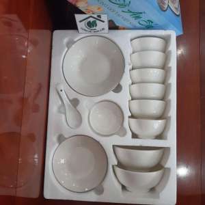 Bộ 17 món tô chén dĩa các loại có hộp - Phù hợp làm quà tặng tân gia lễ tất niên tết