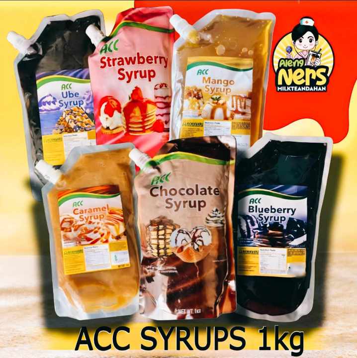 Acc Candy ACC Syrups 1L (Chocolate Syrup Strawberry Syrup Caramel Syrup ...