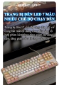Bàn phím cơ có dây SMAILWOLF SK16 thiết kế TKL 87 phím nhỏ gọn sử dụng BLUE SWITCH có đèn led 7 màu 17 chế độ cực đẹp dành cho game thủ. 