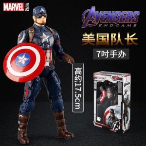 Avengers IronMan Figure Hulk Spiderman Thor Captain America Mainan Childrens Model Toy Boy Gift