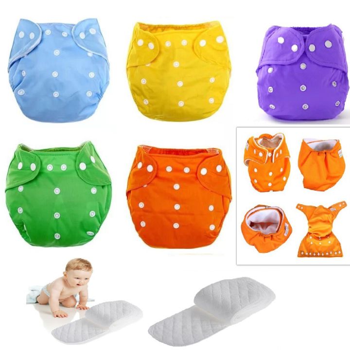 Fashion Reusable Baby Infant Nappy Cloth Diapers Soft Cover