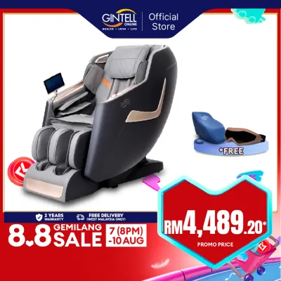 [FREE INSTALL] GINTELL B-Bravo Massage Chair Al Voice Zero Gravity Full Body Airbag