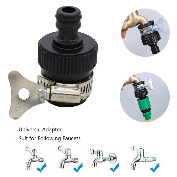 Universal Water Faucet Adapter Plastic Hose Connection Head Plant ...