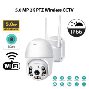 7star NEW 5MP 2MP PTZ Outdoor IP Camera Full HD Dual Antenna MINI Color Night Vision Alarm Wireless CCTV Icsee Hot Item
