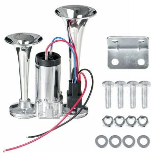 air horn with compressor 12v 600db 24V 12V Car Horn Dual Tone Loud Trumpet Compressor Pump Accessories For Autotruck Motorcycle Boat Trailer Truck Universal