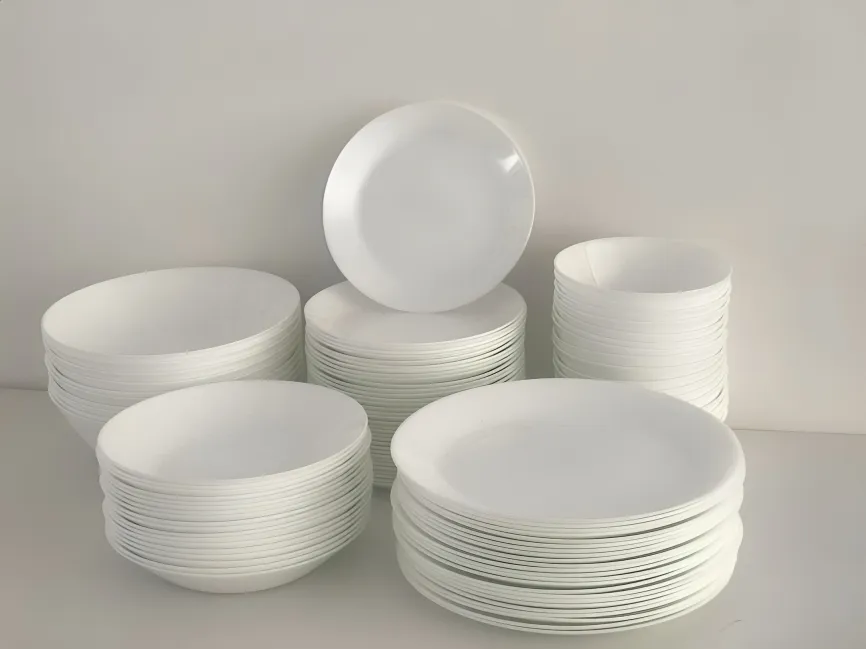 IKEA-OFTAST White Plate Bowl Serving Bowl Deep Plate Side Plate