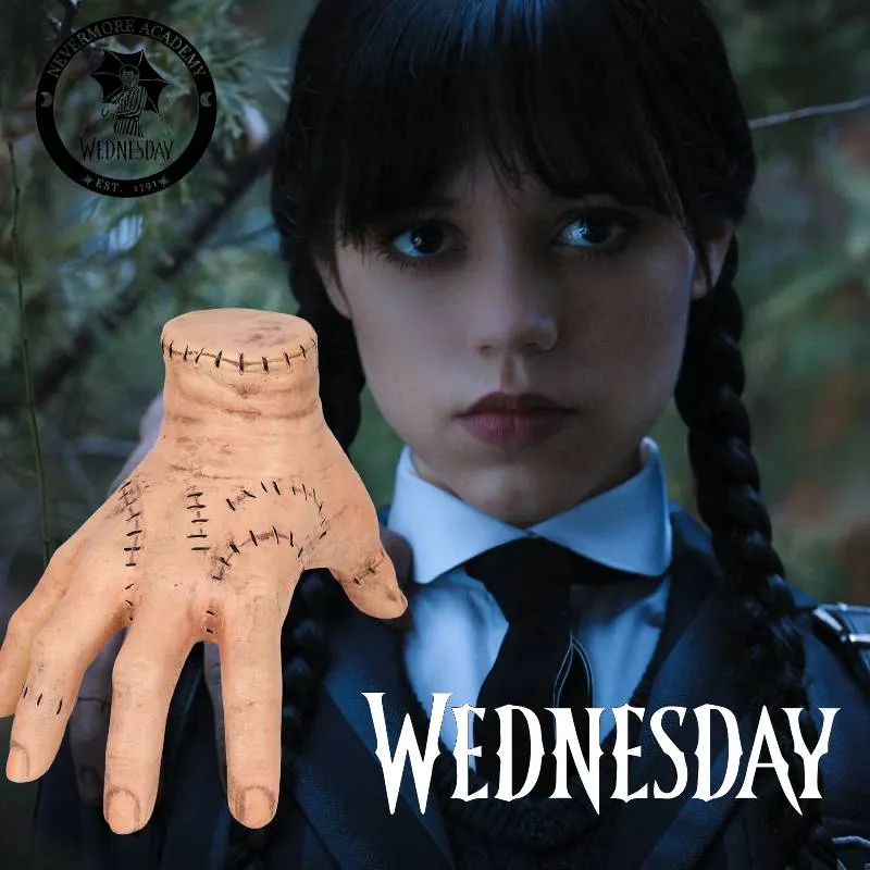 Yunsuelo Halloween Addams Thing Hand, 2023 The Thing from Addams, Cosplay  Hand by Addams Family, Scary Props Decorations Gift for Fans (1 pcs)