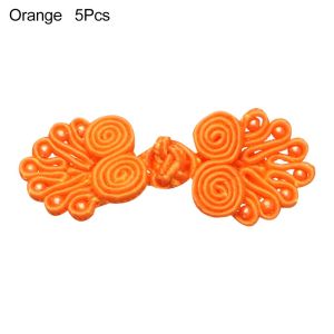 กระดุม DIY อุปกรณ์เสริมกี่เพ้ากระดุมจีนสำหรับชุดกล่องของขวัญ5ชิ้นที่มัดเชือกชุดจีน