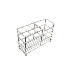 CUBBY Stainless Steel Toothbrush Holder Easy to Clean Black/Silver Toothpaste Holder Stand Practical Saving Space Shower Table Bracket Bathroom