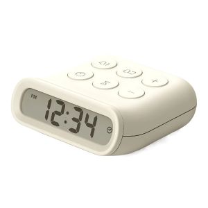 【SG Local Stock】Mini LED Digital Alarm Clock Portable Bedside Clock with Snooze Night Light for Bedroom Student