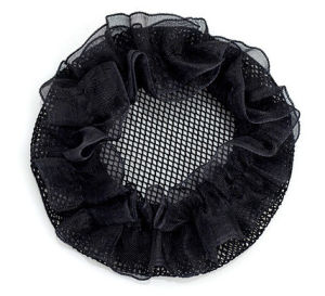 2pcs Net Adjustable Snoods Women Ballet Dance Skating Hair Net Lacework Bun Black High Quality Weave Hairnets